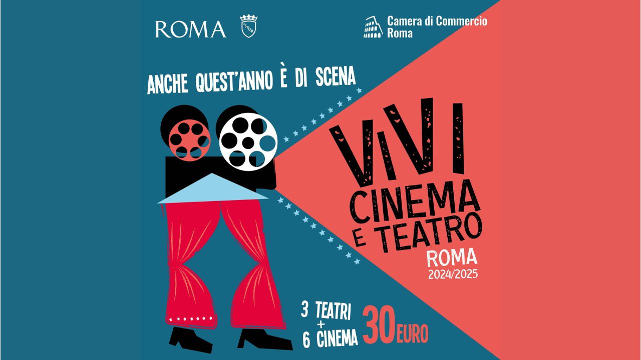 VIVI CINEMA E TEATRO 2025 | 6 ingressi al cinema e 3 ingressi a teatro a 30 euro