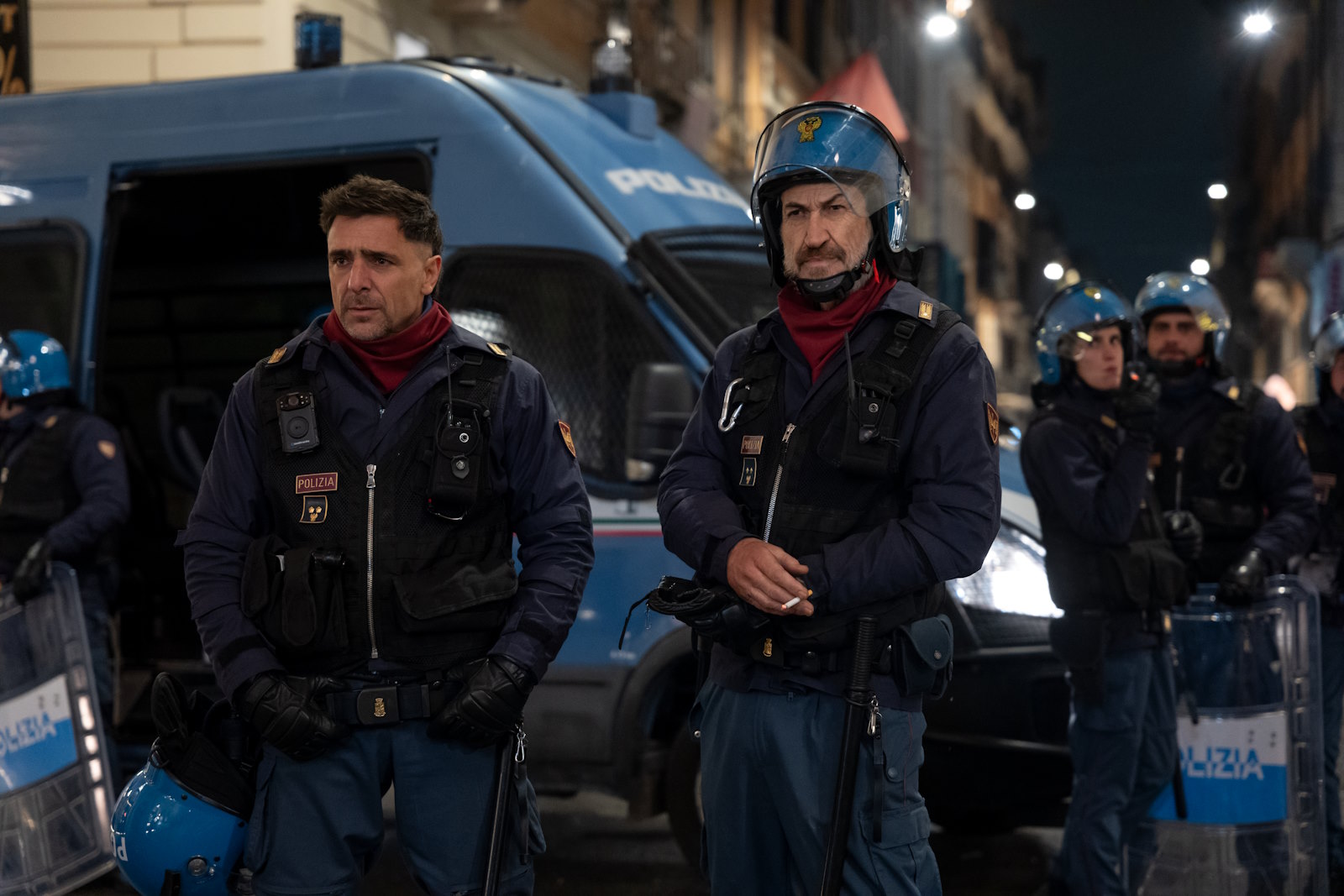 ACAB – LA SERIE | Le prime immagini della serie Netflix con Marco Giallini e Adriano Giannini